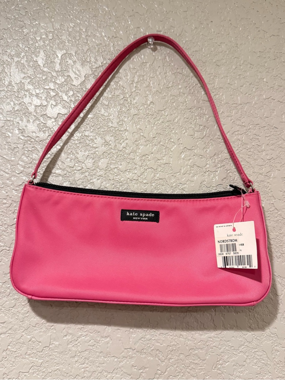 kate spade Hot Pink Shoulder Bag with Top Zip
